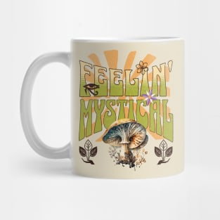 Groovy Retro Feelin' Mystical Mushrooms Mug